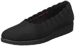 Skechers Cleo Flex Wedge Spellbind trampki damskie, Czarna dzianina, 37 EU - Trampki damskie - miniaturka - grafika 1