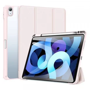Dux Ducis Toby Etui ze skóry ekologicznej na tablet Kompatybilne z iPadem Pro 11" 2024 z funkcją Smart-Sleep Wake-Up Uchwyt na długopis Pokrowiec ochronny Różowy - Etui do tabletów - miniaturka - grafika 1