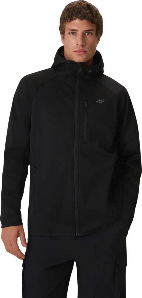 Kurtka męska Berg Outdoor Softshell 4F M646 czarna 4FWAW26TSOFM646 20S M