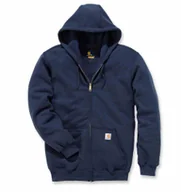 Bluzy męskie - Bluza Carhartt Midweight Hooded Zip Navy XL - miniaturka - grafika 1
