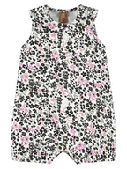 Rampersy - Dziewczęcy rampers czarny Up Baby - miniaturka - grafika 1