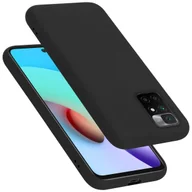 Etui i futerały do telefonów - Pokrowiec Do Xiaomi RedMi 10 4G Etui w LIQUID CZARNY TPU Silikon Case Cover Obudowa Ochronny Cadorabo - miniaturka - grafika 1