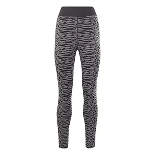 Reebok Damskie nowoczesne spodnie dresowe Safari, Czarny, XS - Spodnie rowerowe - miniaturka - grafika 1