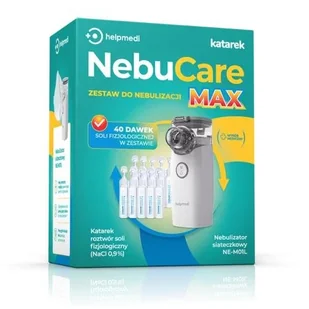 HELPMEDI NebuCare Max Zestaw do nebulizacji dzieci - Inhalatory i akcesoria - miniaturka - grafika 1