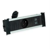 Listwy zasilające - BACHMANN KAPSA S 1xUTE 1xUSB A&C 22W, 0.2m GST18 Francja - miniaturka - grafika 1