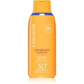 Balsamy i kremy do opalania - Lancaster Sun Beauty Body Milk SPF50 preparat do opalania ciała 175 ml - miniaturka - grafika 1