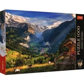 Puzzle - Puzzle 1000 Dolina Lauterbrunnen TREFL - miniaturka - grafika 1