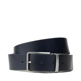 Pasek Męski Trussardi Belt H 3,5 Cm 71L00169 Granatowy - Paski - miniaturka - grafika 1