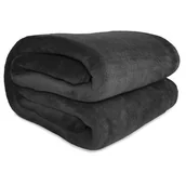 Koce - Koc TAGO 200 x 220 cm czarny - miniaturka - grafika 1