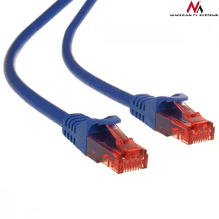Maclean Patchcord MCTV-300 N UTP cat6 wtyk-wtyk 0,5m niebieski MCTV-300 N - Patchcordy - miniaturka - grafika 2