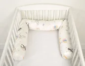 Ochraniacze do łóżeczka - Ochraniacz wałek do łóżeczka niemowlęcego - baloniki - miniaturka - grafika 1