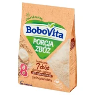 Kaszki dla dzieci - Bobovita Porcja Zbóż Kaszka 7 zbóż jagoda 170 g 5900852039379 - miniaturka - grafika 1