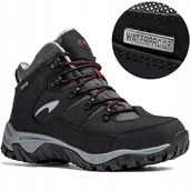 Buty trekkingowe męskie - Buty trekkingowe Wodoodporne turystyczne Skórzane górskie mocne Vemont - miniaturka - grafika 1