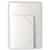 Teczki i skoroszyty - Leniar Teczka tekturowa A3 z gumką biały 90512 - miniaturka - grafika 1