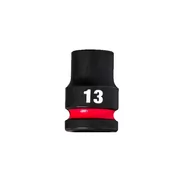 Klucze i nasadki - Milwaukee nasadka udarowa 13 mm 1/2" 6-kątna Shockwave krótka metryczna 4932480307 - miniaturka - grafika 1