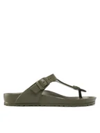 Klapki i japonki męskie - Birkenstock Japonki Gizeh EVA 1019143 Zielony - miniaturka - grafika 1