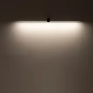 Lampy ścienne - Czarny kinkiet Spin z oświetleniem LED 3000K idealny do przedpokoju - miniaturka - grafika 1