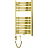 Grzejniki łazienkowe - Mexen Uran grzejnik elektryczny 800 x 500 mm, 300 W, złoty - W105-0800-500-2300-50 - miniaturka - grafika 1