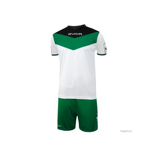 Komplet Givova Kit Campo czarno-zielony KITC53 1013 - Rozmiar - M - Piłka nożna - miniaturka - grafika 1