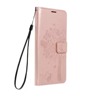 Forcell Kabura MEZZO Book do SAMSUNG Galaxy A32 5G drzewo złoty róż - Etui i futerały do telefonów - miniaturka - grafika 1