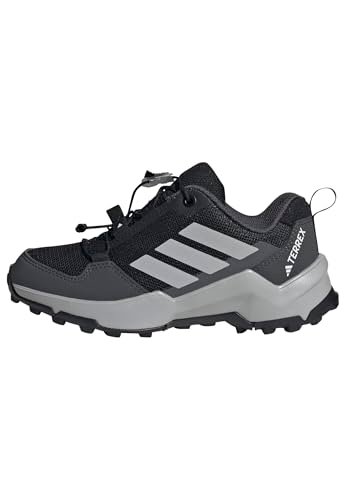 adidas Uniseks - dzieci Terrex AX4S SPEED LACING Hiking Shoes Kids, core black/grey two/grey six, 35 EU