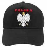 Czapki i chusty sportowe męskie - CZAPKA BEJSBOLÓWKA Godło Polski Flaga Polska - miniaturka - grafika 1