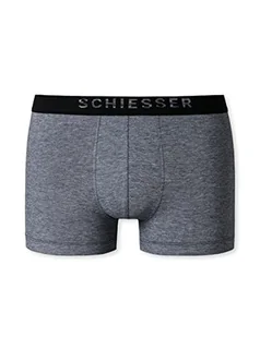 Schiesser Męskie Szorty Retro, Szary Melanż, 4, Szary Melanż, 4 - Spodenki damskie - miniaturka - grafika 1
