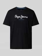 Koszulki męskie - T-shirt z nadrukiem z logo - miniaturka - grafika 1