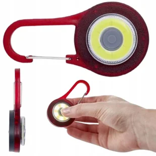 Lampka latarka Led zawieszka brelok do kluczy Cob - Latarki - miniaturka - grafika 1