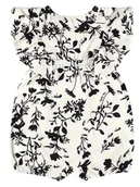 Rampersy - Dziewczęcy rampers biały Up Baby - miniaturka - grafika 1