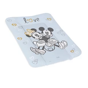 Ceba Baby mata do przewijania z solidną podstawą COMFORT 50x70 Disney Minnie & Mickey Blue - Przewijaki - miniaturka - grafika 1