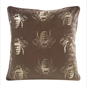 Poszewki na poduszki - Euro Firany Poszewka Eurofirany Velvet BLINK15 Ciemny beż 45x45 1216956 - miniaturka - grafika 1