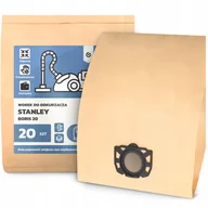 Worki do odkurzaczy - 20x Worek do Odkurzacza Stanley Boris 20 Papierowy Pojemny Duży Worki 2A-W - miniaturka - grafika 1