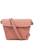 Torby męskie - Składana torba antykradzieżowa Pacsafe CX Convertible Crossbody - econyl rose - miniaturka - grafika 1