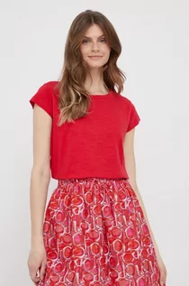 Koszulki i topy damskie - Lee Cooper Cooper t-shirt bawełniany kolor czerwony - grafika 1