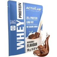 Odżywki białkowe - Odżywka białkowa ACTIVLAB Whey Protein WPC 85 Czekoladowy (30 g) Bez cukru - miniaturka - grafika 1