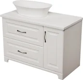 Szafki łazienkowe - Szafka stojąca z umywalką 100 cm seria Finea  - miniaturka - grafika 1