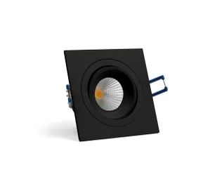 OXYLED Lampa wpuszczana MODI SQ SLIM 6W 36 4000K czarna 459659 - Oprawy, klosze i abażury - miniaturka - grafika 1