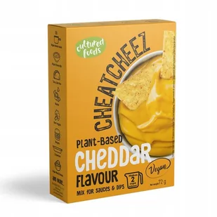 Roślinny sos lub dip "CHEATCHEEZ Cheddar" Cultured Foods, 72g - Warzywa w marynacie - miniaturka - grafika 1