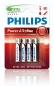 Baterie i akcesoria - Philips BATTERY ALKALINE POWERLIFE LR03/AAA BLI*4 (LR3PB4C/10) - miniaturka - grafika 1