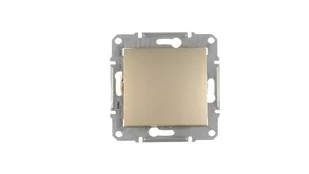 LEDart krzyżowy, Schneider Electric SEDNA SDN0500168, bez ramki, kolor satyna - Wyłączniki światła i elektryczne - miniaturka - grafika 1