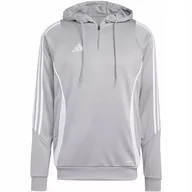 Bluzy męskie - Bluza męska adidas Tiro 24 Training Hooded szara IR7551 2XL - miniaturka - grafika 1