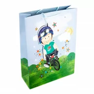 Opakowania i torebki na prezenty - Torba Prezentowa Dla Chłopca 31x42cm Różne Kolory - miniaturka - grafika 1