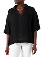 Bluzki damskie - s.Oliver BLACK LABEL Bluzka damska, szara/czarna, 40 - miniaturka - grafika 1