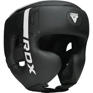 RDX Kask bokserski F6 czarno-biały - Ochraniacze do sportów walki - miniaturka - grafika 1