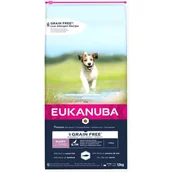 Sucha karma dla psów - Eukanuba Puppy&Junior Small/Medium Grain Free 12kg - miniaturka - grafika 1