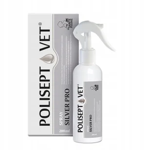 JM SANTE POLISEPT VET SPRAY PRO SILVER do pielęgnacji ran 200ml - Suplementy i witaminy dla psów - miniaturka - grafika 1