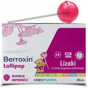 Gumy do żucia, lizaki, dropsy - AronPharma_Berroxin Lollipop Box suplement diety w postaci lizaków 30szt. - miniaturka - grafika 1