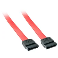 Kable komputerowe i do monitorów - Lindy 33323 kabel SATA 0,2 m SATA 7-pin Czerwony - miniaturka - grafika 1