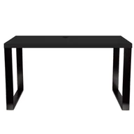 Biurka - Biurko prostokątne MARCO GAME LOFT 140 x 70 x 75 cm czarne - miniaturka - grafika 1